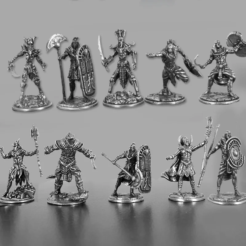 Retro Gaming Gif - Mummia Guerriero Faraone Guardie Mini Scultura