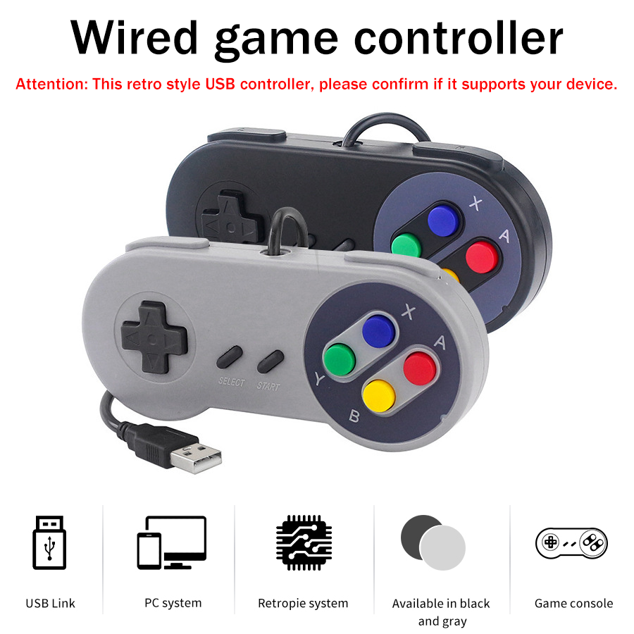 Raspberry Pi Retropie - 1-2 pezzi Controller USB SNES Retro
