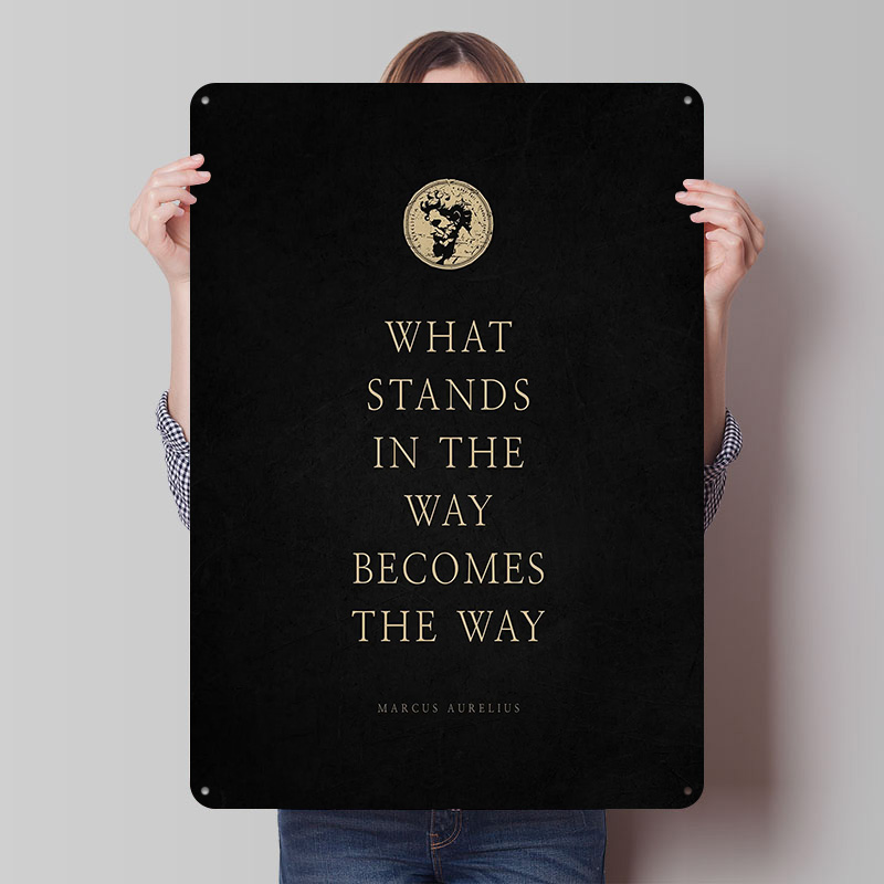 Retro Gaming Quotes - Marcus Aurelius Citazione Poster in banda