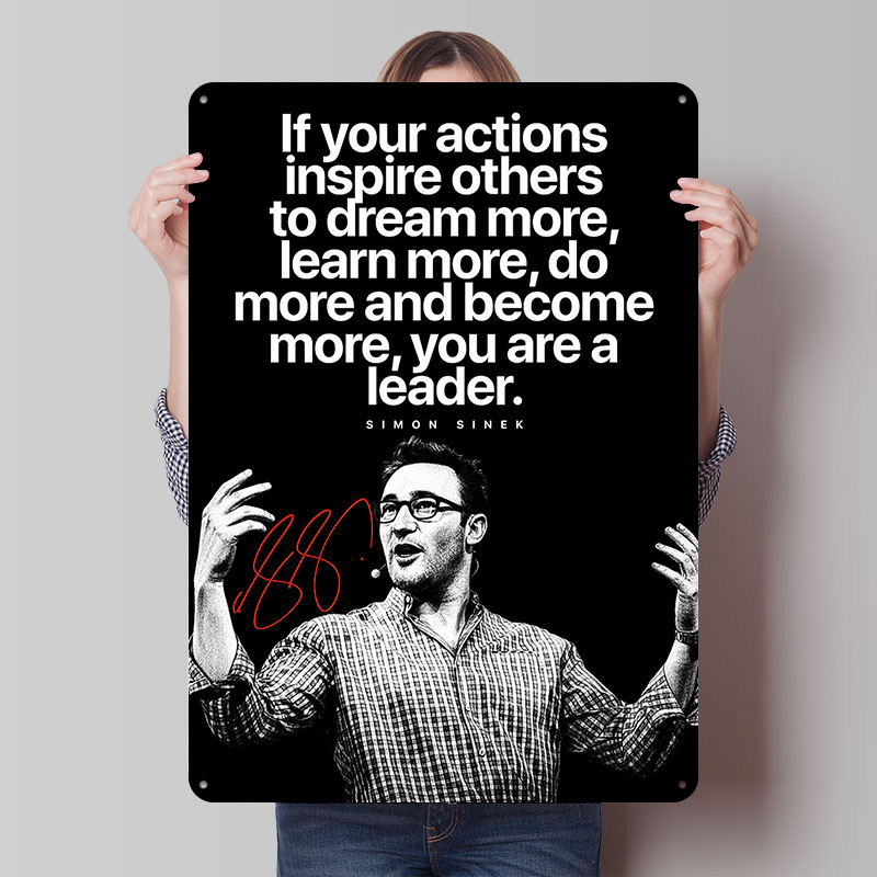 Retro Gaming Quotes - Citazione di Simon Sinek – Poster