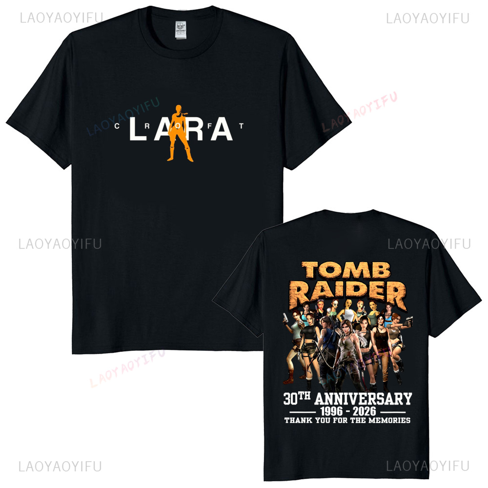 Retro Gaming Gamestop - Tomb Raider 30th Anniversary T-shirt vintage