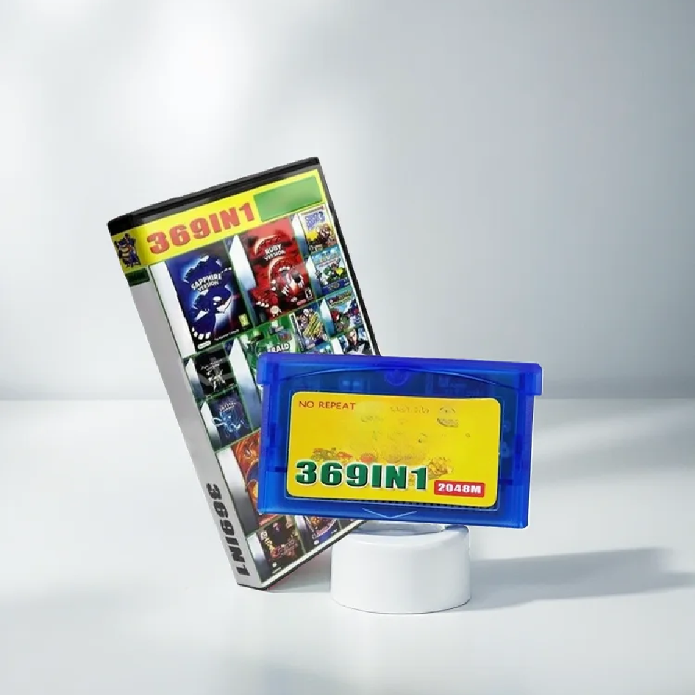 Retro Gaming Gif - Cartuccia di Gioco GBA 369 in