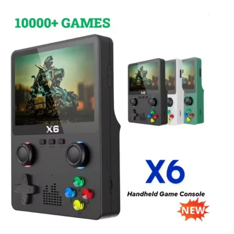 Retro Gaming X6 - Console di Gioco Portatile X6, Lettore
