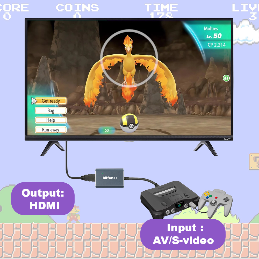 Bitfunx 720P Adattatore Svideo - Retro Gaming Gif recensione e prezzo