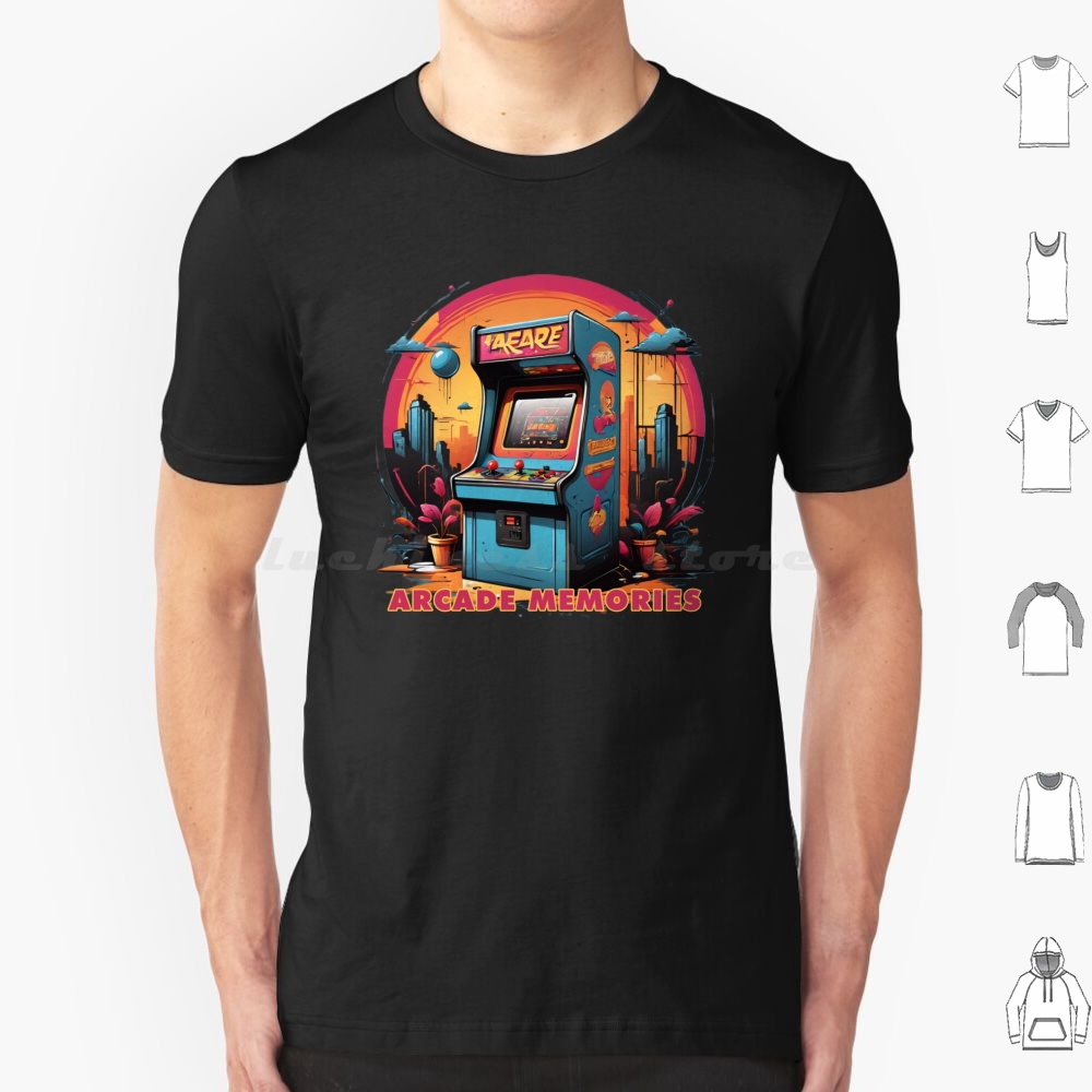 Ricordi arcade-Arcade T Shirt  - Retro Gaming Gamestop recensione e prezzo