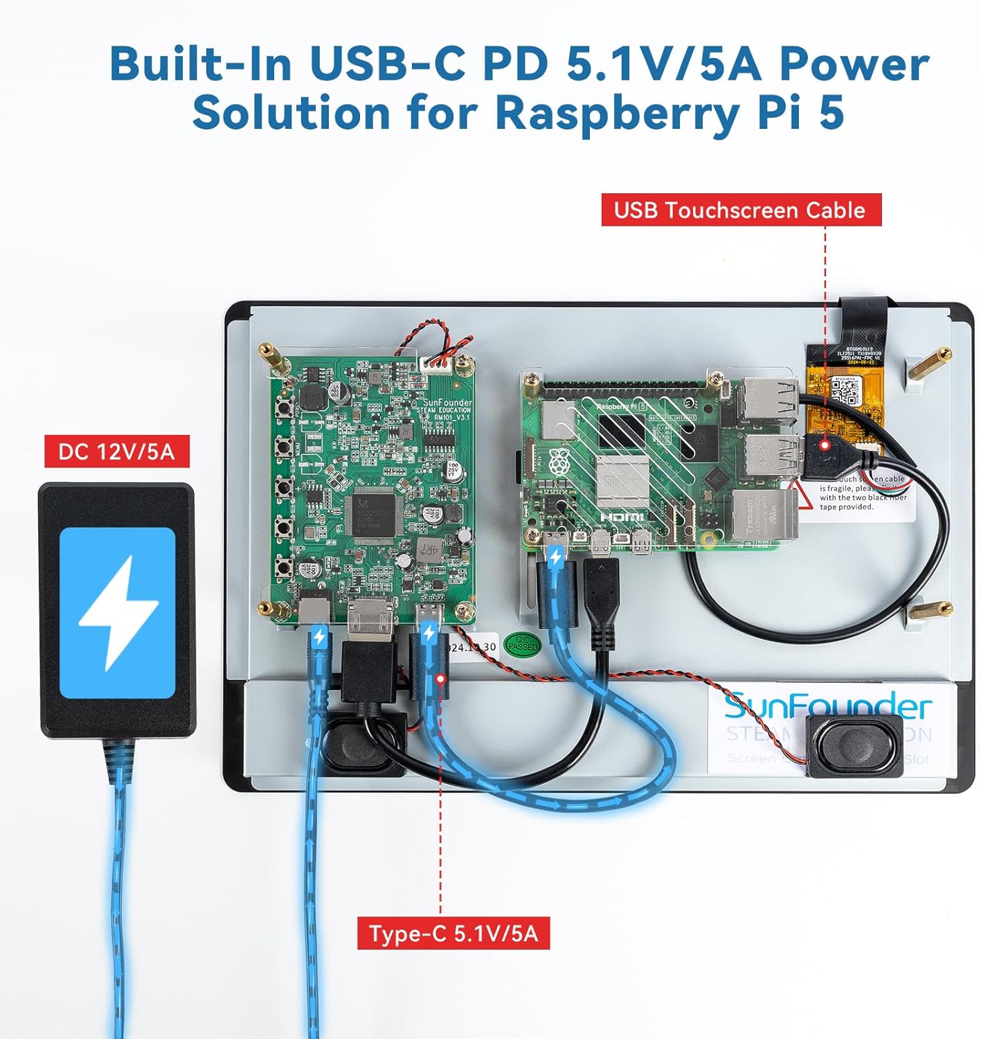 Touchscreen SunFounder da 10 P - Raspberry Pi Retropie recensione e prezzo