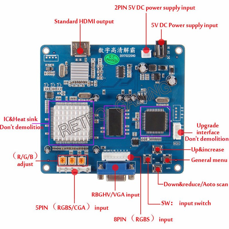 Convertitore da CGA a HDMI, Sc - Retro Gaming Shop recensione e prezzo